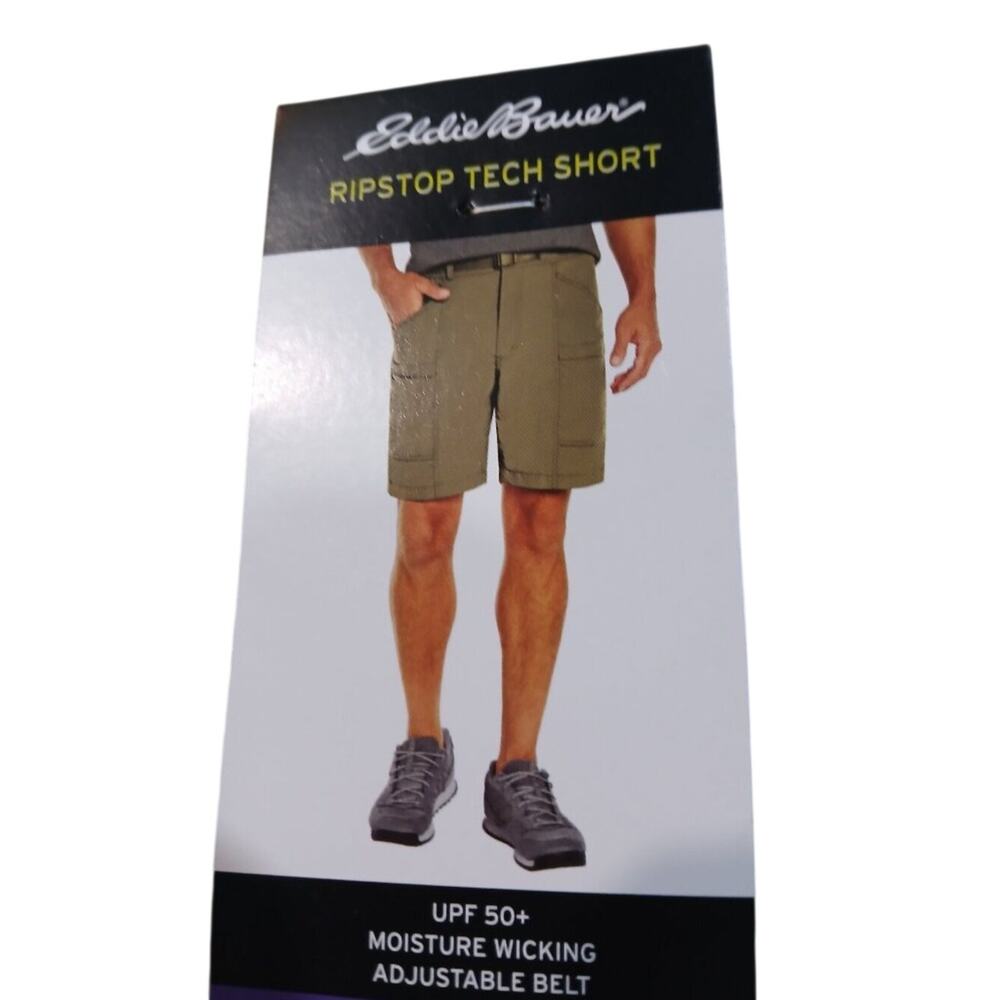 NWT Eddie Bauer Ripstop Tech Shorts XXL UPF 50+ - Picture 10 of 10